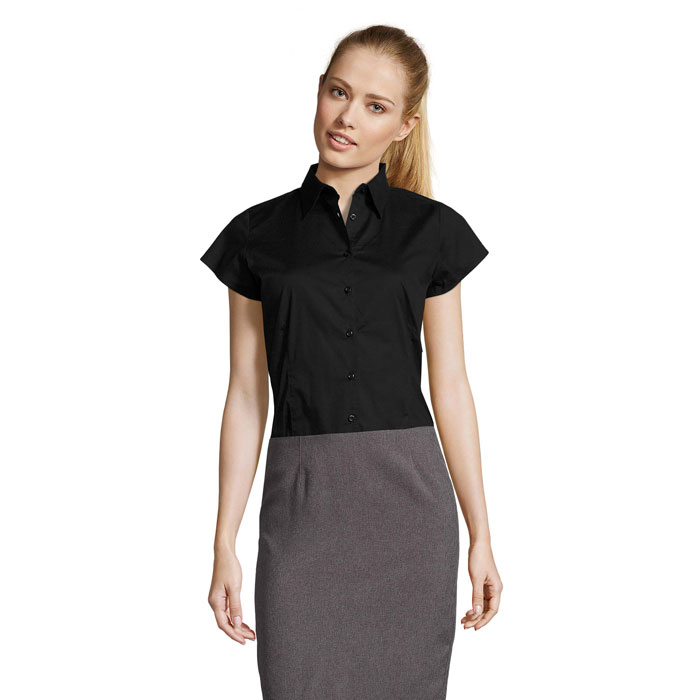 EXCESS STRETCH WOMEN SHIRT P183449O czarny EXCESS STRETCH WOMEN SHIRT P183449O czarny