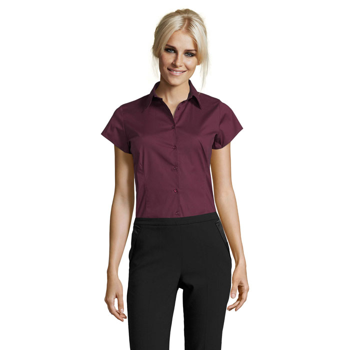 EXCESS STRETCH WOMEN SHIRT P183449O medium burgundy EXCESS STRETCH WOMEN SHIRT P183449O medium burgundy