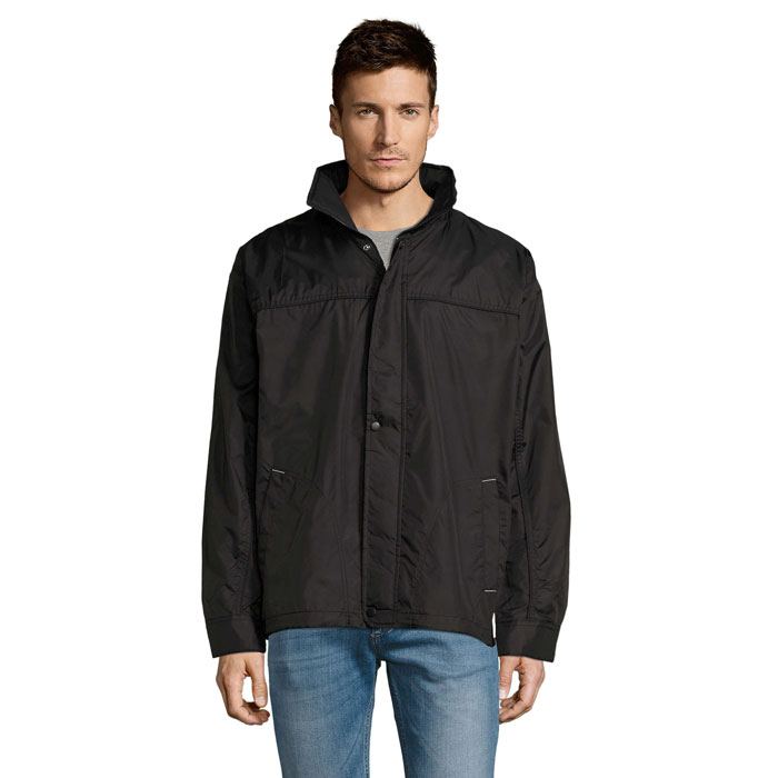 MISTRAL LINED WINDBREAKER P183555O czarny
