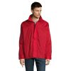 MISTRAL LINED WINDBREAKER P183555O czerwony