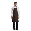 GALA APRON WITH POCKETS P183848O chocolate