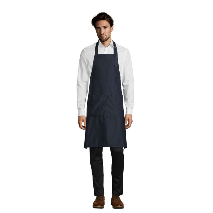 GALA APRON WITH POCKETS P183848O granatowy