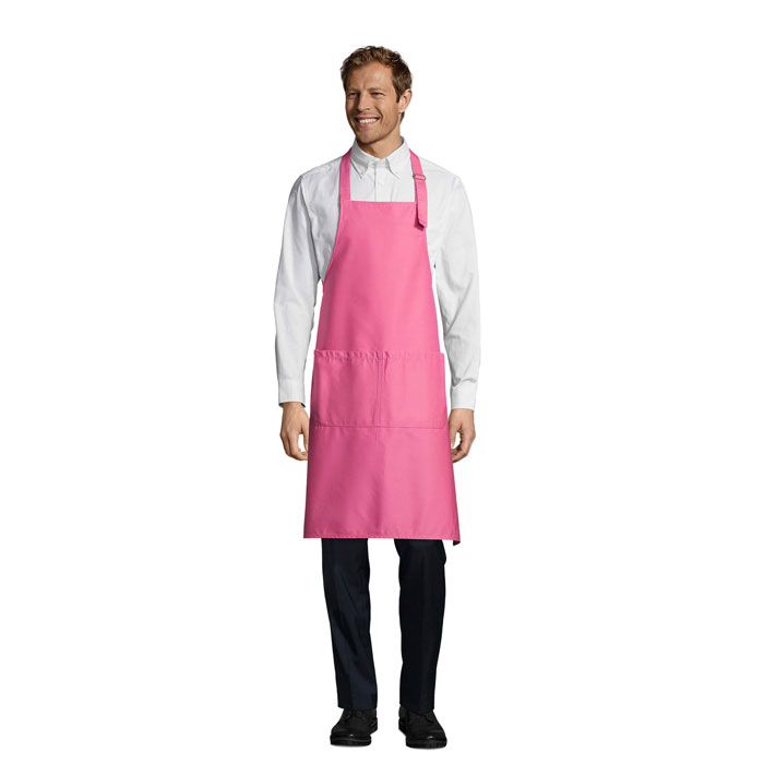 GALA APRON WITH POCKETS P183848O orchid pink