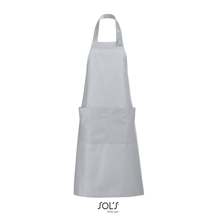 GALA APRON WITH POCKETS P183848O pure grey