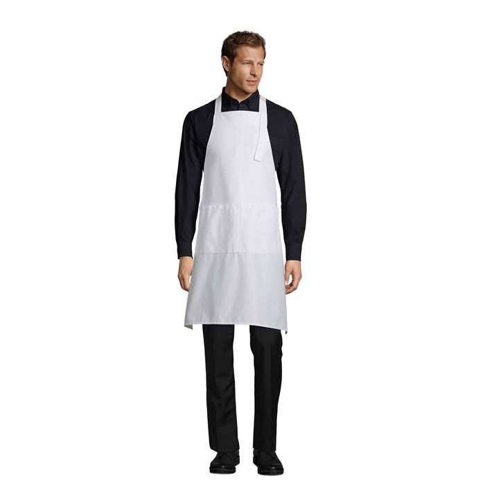 GALA APRON WITH POCKETS P183848O MI-S88010-W