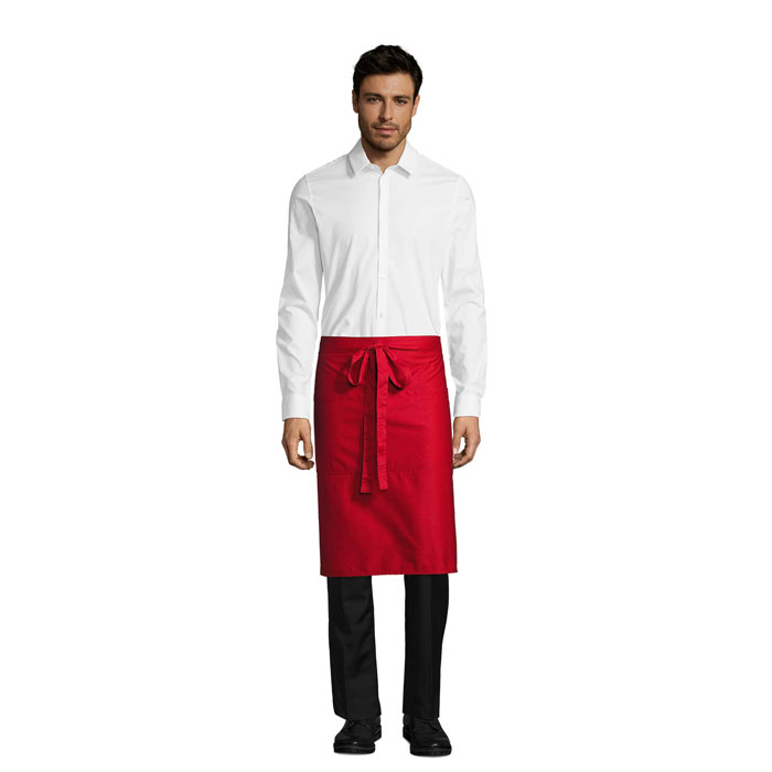 GREENWICH APRON POCKETS P183865O czerwony GREENWICH APRON POCKETS P183865O czerwony