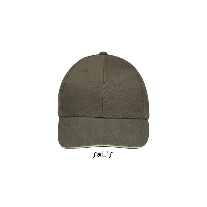 BUFFALO SIX PANEL CAP P183875O armia / beż BUFFALO SIX PANEL CAP P183875O armia / beż