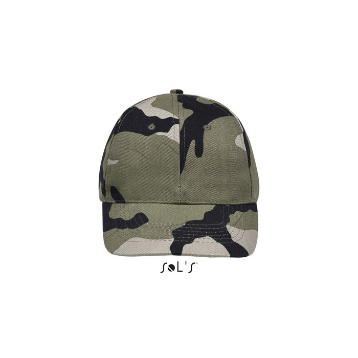 BUFFALO SIX PANEL CAP P183875O camo BUFFALO SIX PANEL CAP P183875O camo