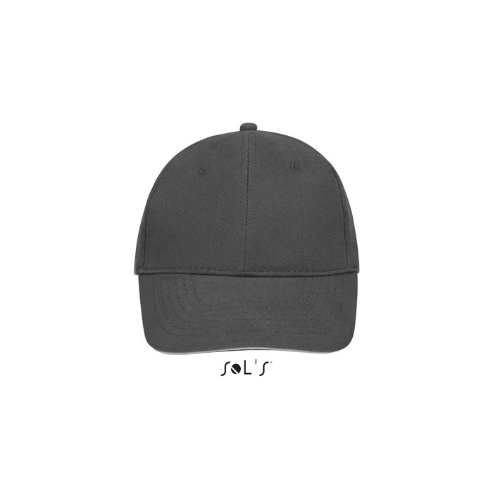 BUFFALO SIX PANEL CAP P183875O ciemnoszary / jasnoszary BUFFALO SIX PANEL CAP P183875O ciemnoszary / jasnoszary