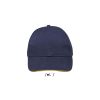 BUFFALO SIX PANEL CAP P183875O french navy / neon orange BUFFALO SIX PANEL CAP P183875O french navy / neon orange