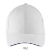 BUFFALO SIX PANEL CAP P183875O white / french navy BUFFALO SIX PANEL CAP P183875O white / french navy