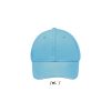 BUFFALO SIX PANEL CAP P183875O turquoise / white BUFFALO SIX PANEL CAP P183875O turquoise / white