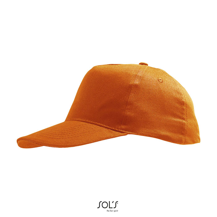 SUNNY KIDS FIVE PANEL CAP P183904O pomaranczowy SUNNY KIDS FIVE PANEL CAP P183904O pomaranczowy