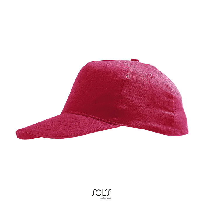 SUNNY KIDS FIVE PANEL CAP P183904O czerwony SUNNY KIDS FIVE PANEL CAP P183904O czerwony