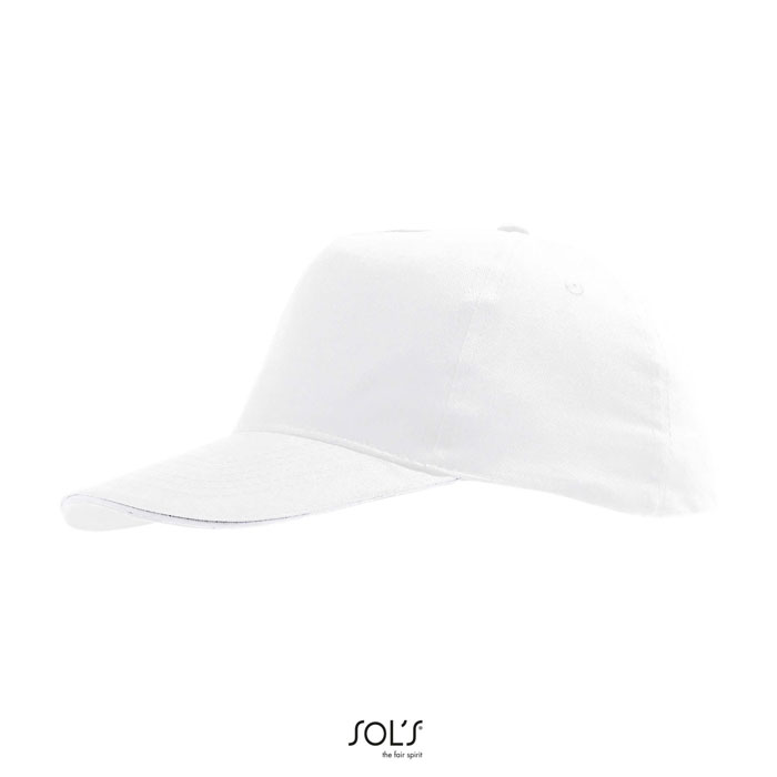 SUNNY KIDS FIVE PANEL CAP P183904O bialy SUNNY KIDS FIVE PANEL CAP P183904O bialy