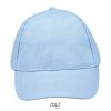BUZZ FIVE PANEL CAP P183913O blekitny BUZZ FIVE PANEL CAP P183913O blekitny