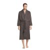 PALACE UNISEX BATHROBE P183965O ciemny szary PALACE UNISEX BATHROBE P183965O ciemny szary