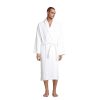 PALACE UNISEX BATHROBE P183965O bialy PALACE UNISEX BATHROBE P183965O bialy