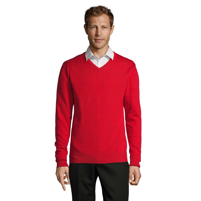 GALAXY MEN V-NECK SWEATER P183985O MI-S90000-W